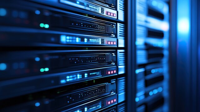 Server rack technology; dark data center