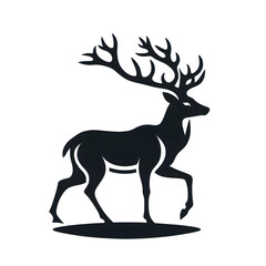 vector image of a deer