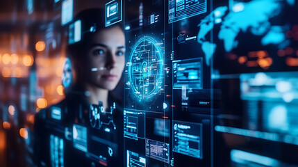 An AI powered system optimizing human resources by analyzing employee performance, AI-assisted recruitment, and real-time skill development tracking for more effective workforce management