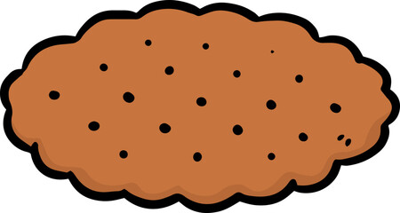 Illustration of biscuit
