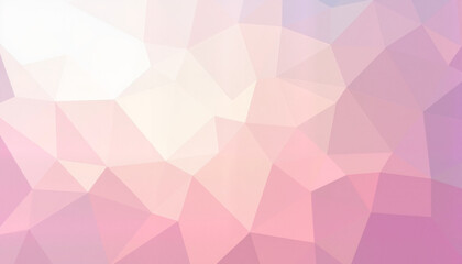 Obraz premium Translucent polygon shapes with pink gradient, modern design