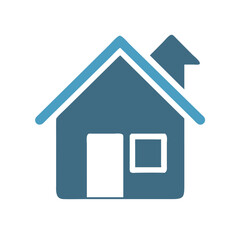 House Icon Representing Home or Headquarters Icon Design