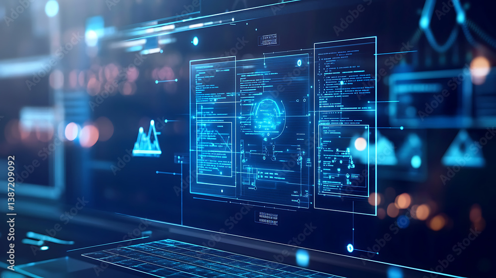 Poster an ai powered system optimizing legal processes by analyzing case data, ai-assisted document review,