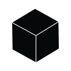 Box icon with clean, minimalist design. Perfect for delivery, storage, logistics, and e-commerce themes. High-quality vector, fully scalable and easy to customize for any project.