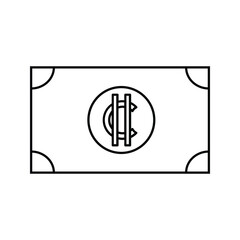 Cash crypto icon with modern, clean design. Ideal for digital payments, blockchain, and fintech apps. High-quality vector, fully scalable and easy to customize for any project.