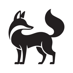 vector illustration of a fox