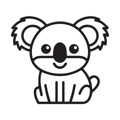 panda bear with a heart
