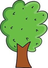 vector illustration of a tree