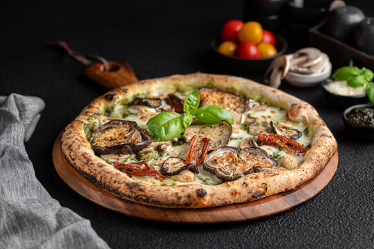 pizza with vegetables