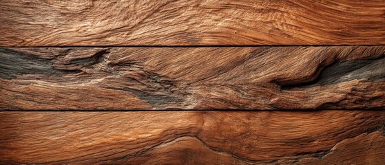 Natural Wooden Texture with Rich Grain Patterns and Warm Tones