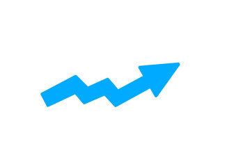 blue arrow graph