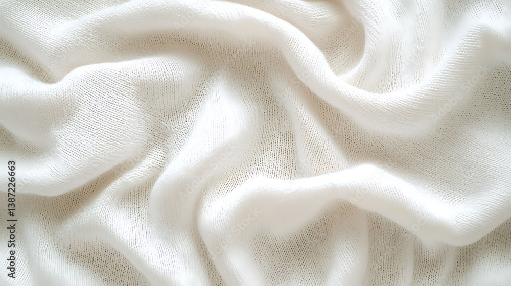 Aufkleber abstract white background with soft shadow and blur effect showcasing elegant fabric texture for min
