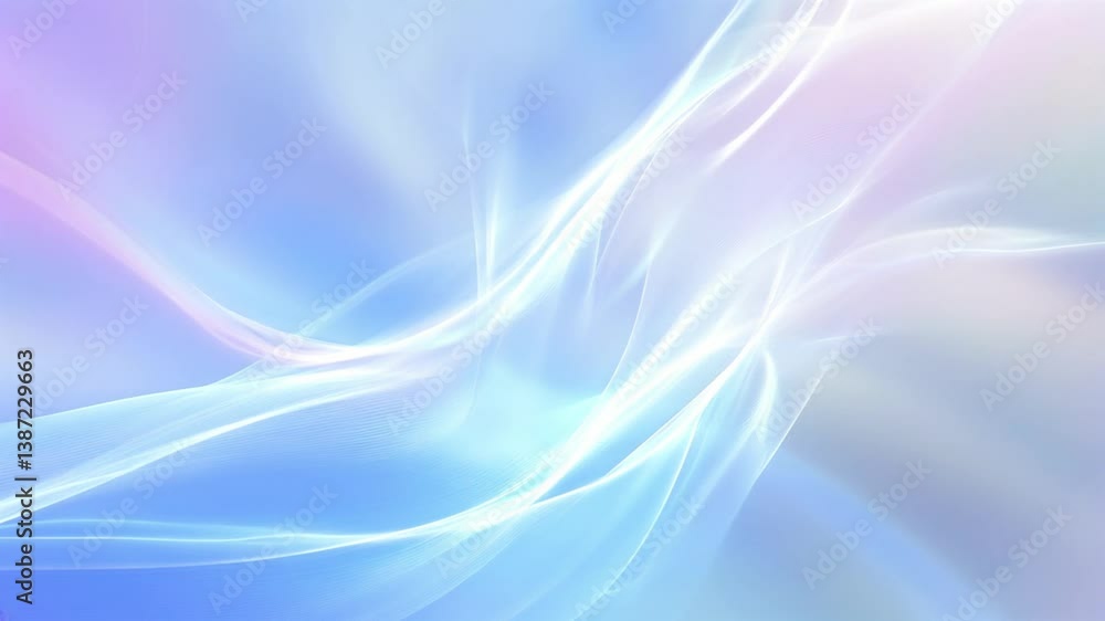 Poster Abstract surface on background in slow motion. Seamless loop.