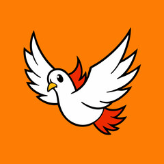 dove of peace vector