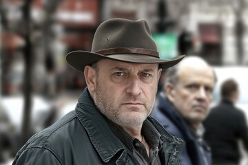 Obraz premium Street photography with human expressions, candid moments, raw emotions, artistic vision.