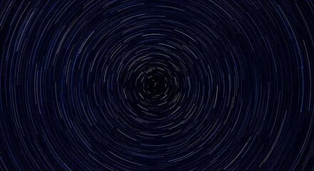 Celestial Dance: Star Trails' Embrace AI Generated