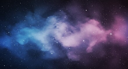 Naklejka premium Cosmic Dust and Stardust Dreams AI Generated