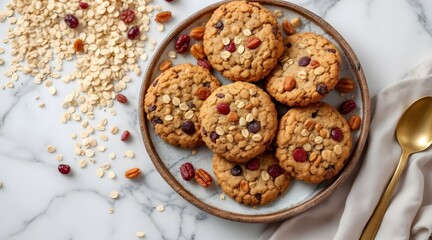 Delicious Oatmeal Cranberry Pecan Cookies Recipe
