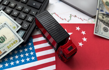 Chip shortage and US-China trade conflict. Global chip shortage crisis and China-United States...