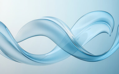 An abstract business background of crystal glass