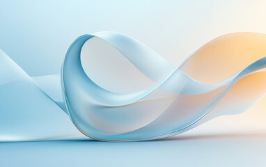 An abstract business background of crystal glass