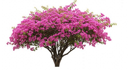 Obraz premium Crimson Canopy AI Generated