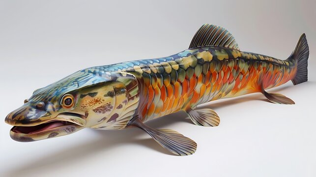 3D model of a multi-colored gar