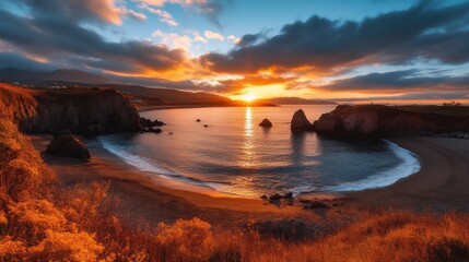 Fototapeta premium Coastal Sunrise