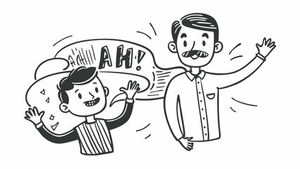 Happy Father's Day Vector Text and Clipart