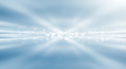 Celestial Convergence: A Light Burst Abstract AI Generated