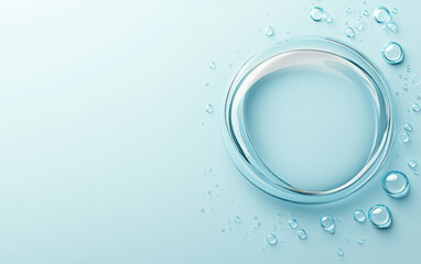 An abstract business background of crystal glass