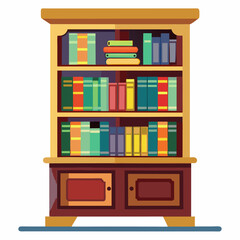 bookshelf with books