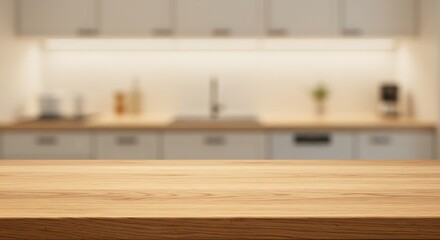 Warm Kitchen Hues AI Generated