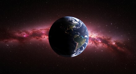 Obraz premium Cosmic Embrace AI Generated