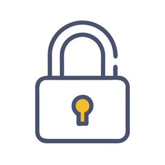 Padlock Icon Representing Security or Lock Icon Design