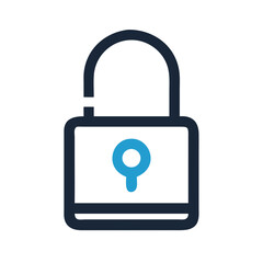 Padlock Icon Representing Security or Lock Icon Design