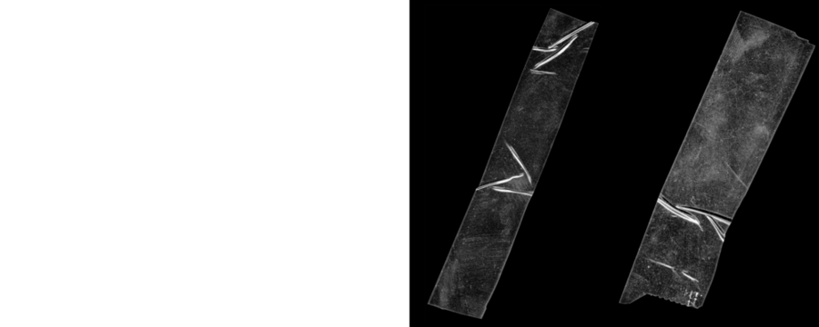 Masking Tape Overlays – Textured Transparent Tape Snips for Designers Isolated on a Transparent Background