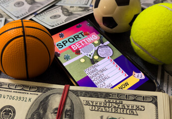  bets gambling mobile application on phone. 