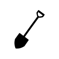 shovel isolated on white