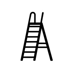 ladder isolated on white background