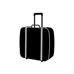  suitcase isolated on white