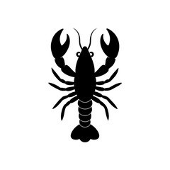 crayfish vector illustration