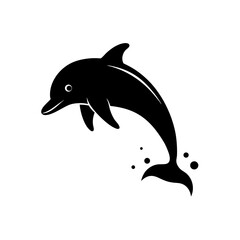 dolphin isolated on white background