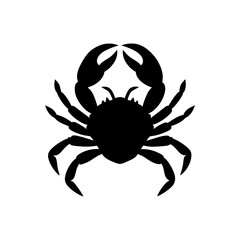 blue crab on white background