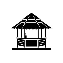 house on a white background