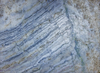 Abstract Blue and White Banded Stone Texture