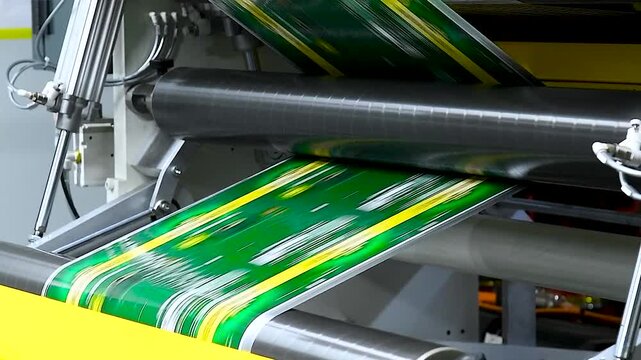 Flexo press for printing label