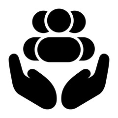 Community Support Solid Icon