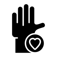 Obraz premium Volunteer Solid Icon Solid Icon