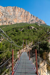 Landscape in Congost de Mont-rebei , Spain, Europe